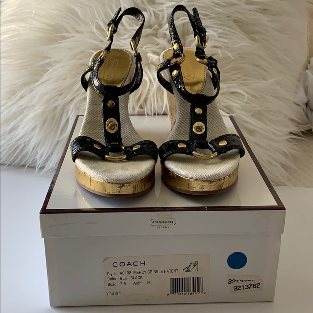 Coach Mercy platform sandals